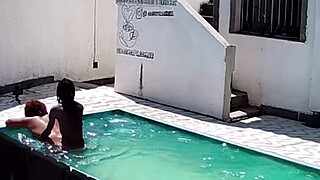 I caught my neighbor having sex with a black guy in the pool.