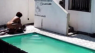 I caught my neighbor having sex with a black guy in the pool.