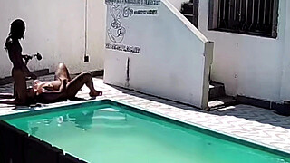 I caught my neighbor having sex with a black guy in the pool.
