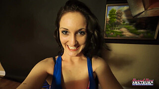 Blonde Hottie Sassy Deep BJ Intense Relentless Pussy Slam Action And Jizz!