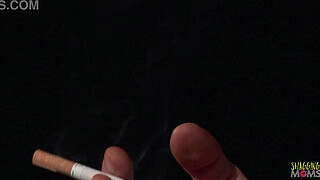 Relaxation for the blonde milf with big boobs includes smoking, big cocks and a wonderful facial