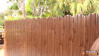 Karina Valentina Rome Major Busty Brunette Hotwife Pool Facial Fun!