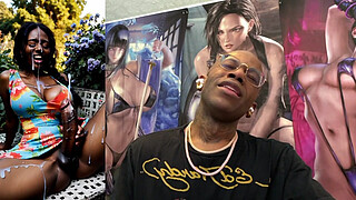 Transgender Christmas Cock Sucking, Beautiful Tight Teen With A Hard Trans Cock & Riding A Thicc Dick, Hard Ebony Babe Cumming All Over Herself, Tasty White Cum Flowing Cock, AI Generated