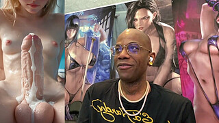 Transgender Christmas Cock Sucking, Beautiful Tight Teen With A Hard Trans Cock & Riding A Thicc Dick, Hard Ebony Babe Cumming All Over Herself, Tasty White Cum Flowing Cock, AI Generated