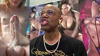 Transgender Christmas Cock Sucking, Beautiful Tight Teen With A Hard Trans Cock & Riding A Thicc Dick, Hard Ebony Babe Cumming All Over Herself, Tasty White Cum Flowing Cock, AI Generated