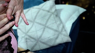 free PAWG Sprays Milk out of her tits Into His Mouth after bareback with BBC