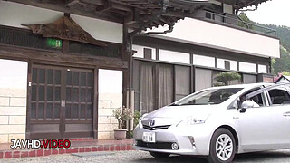 Sultry JAV kimono babe fucked intensely then compelled to devour cum fully.