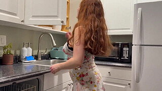 Caught Jerking Off By Busty Redhead Step Mom - Red Eviee - Danny Dirt