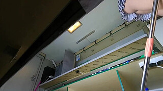 I told my sexy hostess to make a deep cleaning but this dumb bitch has no idea about the hidden camera - upskirt pov