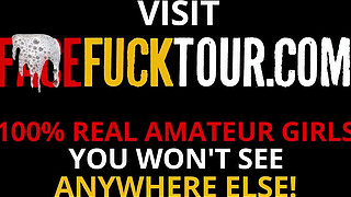 HUGE NATURAL BOOBS Latina Cock Slut Throated Rough & Deep By Hung American