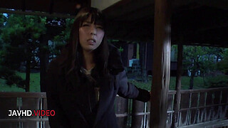 Outdoor passion Ryoko Murakami teases then Blowjob scene JAV style naughty MILF