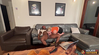 Sub Girl And Rome Major Busty Blonde MILF Sensual Creampie Submission!