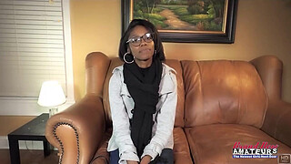 Nerdy Brunette Sylvia Glasses Sloppy Deepthroat Passionate BJ Heat