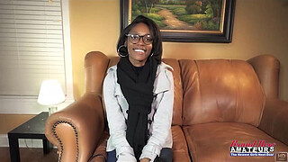 Nerdy Brunette Sylvia Glasses Sloppy Deepthroat Passionate BJ Heat