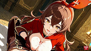 Genshin Impact Hentai - OC Amber x Aether Pic Collection - Asian Japanese Manga Anime Cartoon Game Porn Video Animation