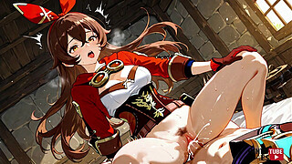 Genshin Impact Hentai - OC Amber x Aether Pic Collection - Asian Japanese Manga Anime Cartoon Game Porn Video Animation