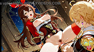 Genshin Impact Hentai - OC Amber x Aether Pic Collection - Asian Japanese Manga Anime Cartoon Game Porn Video Animation