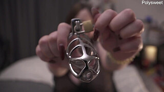 happy birthday, here present -chastity belt (joi, solo,milf,mistress,strap)