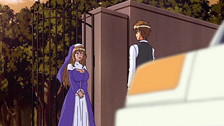 Hentai teen fucks big breasted nun