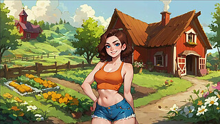 Farmer Kink [ TABOO Hentai Game ] Ep.7 BEST FRIEND gave her FIRST BLOWJOB and DEEPTHROAT and SWALLOW !