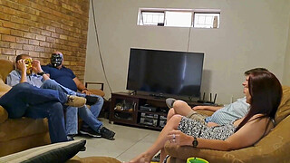 GANGBANG!!! Husband gives wife to friends for Gangbang!