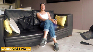 Cute Latina Babe Gets a Big Booty Massage Before Rough Pussy Railing