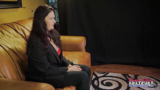 Busty Mature Brunette Kylie Shae Sloppy Rimjob to Greedy Cum Swallow!