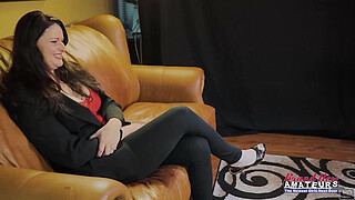 Busty Mature Brunette Kylie Shae Sloppy Rimjob to Greedy Cum Swallow!