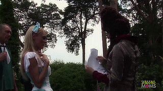 She loves sperm so much that she fucks two guys and then takes a huge load of cum