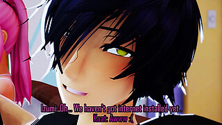 [MMD R-18] Izumi and Shiro Meet Their New Neighbours(Made by Enieu)