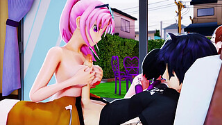 [MMD R-18] Izumi and Shiro Meet Their New Neighbours(Made by Enieu)