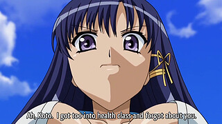 Hentai teen turns sex lesson into a threesome