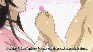 Hentai teen turns sex lesson into a threesome