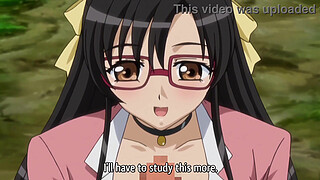 Hentai teen turns sex lesson into a threesome