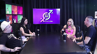 Married woman Monica Lima was having sex live on the web while her husband just watched. Bruna Carlos, a very hot blonde, had sex with Monica Lima in front of her cuckolded husband.