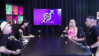 Married woman Monica Lima was having sex live on the web while her husband just watched. Bruna Carlos, a very hot blonde, had sex with Monica Lima in front of her cuckolded husband.