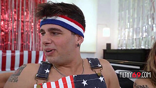 Stepmom kinky tradition for 4th of July - Rachel Steele, Raeley Love