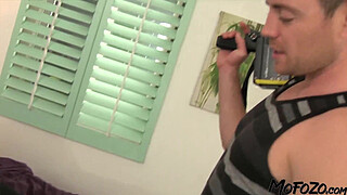 MOFOZO.com - Young Brunette Gets The Cum On Her Tits