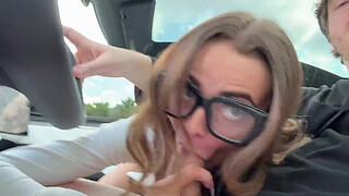 Amateur Stepsis Needs Driving Lessons Fucks In Car - Nikki Nicole - Luke Cooper