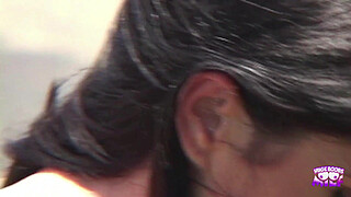 An unexperienced angel with big milk cans loves being creampied in her tunnel of love