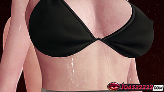 Marie Bathhouse Attendant in Wet Hentai - Hot Thighjob Fetish in Latex, Intense POV Doggystyle Sex for Perfect Ass, Reverse Lifting Hard Sex Ending with Creampie