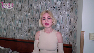 Greta Foss Starts Her Exchange With a Banging Creampie In Her Teen Pussy