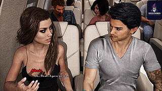 Fucked her stinky sweaty pussy on the plane Summertime Saga
