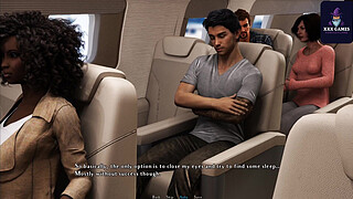 Fucked her stinky sweaty pussy on the plane Summertime Saga