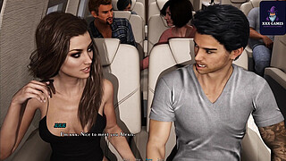 Fucked her stinky sweaty pussy on the plane Summertime Saga