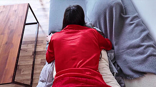 Stepson used his stepmother to drain his sperm