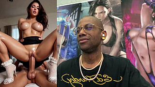 Big Breast Asian Girl Licking Cock, Cute Ebony Girl Gets Huge Multiple Cumshots On Her Tasty Body, Public Cock Sucking, Tight Bald Pussy Slut Riding A Hard Cock, AI Generated