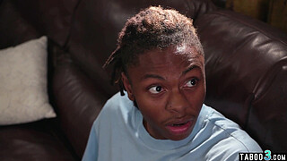 Squirting blonde MILF stepmother Adira Allure wants her BBC stepsons seeds