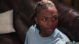 Squirting blonde MILF stepmother Adira Allure wants her BBC stepsons seeds