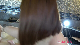 Chubby Japanese Babe Enjoys Doggystyle Banging and Creampie